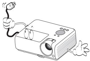 BENQ MP615P - Consignes de sécurité (suite) - 3