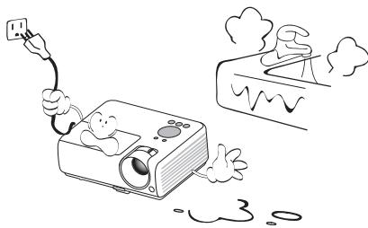 BENQ MP615P - Consignes de sécurité (suite) - 3