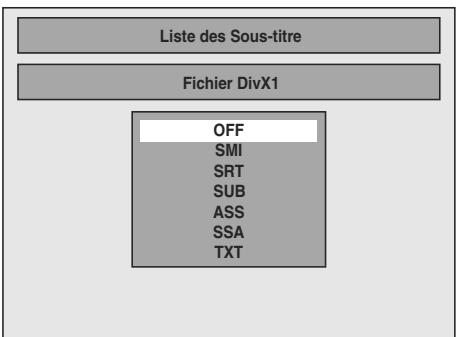 TOSHIBA RD-XV49DT - Sous-titres du divx® - 1