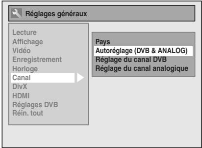 TOSHIBA RD-XV49DT - Mise au point automatique (DVB et analogique) - 1
