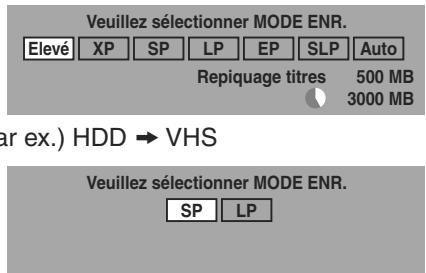 TOSHIBA RD-XV49DT - Pour effacer tous les titres de la liste des titres de repiquage: - 1