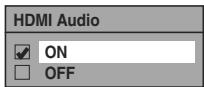 TOSHIBA RD-XV49DT - HDMI audio (par défaut: on) - 1