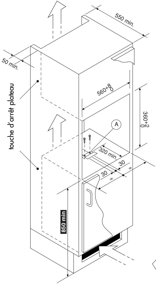 SCHOLTES MWI 243 XA - INSTALLATION DANS UN MEUBLE - 1