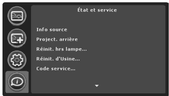 INFOCUS IN2106 - Utiliser les menus - 5