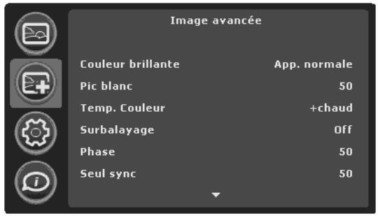 INFOCUS IN2106 - Utiliser les menus - 3