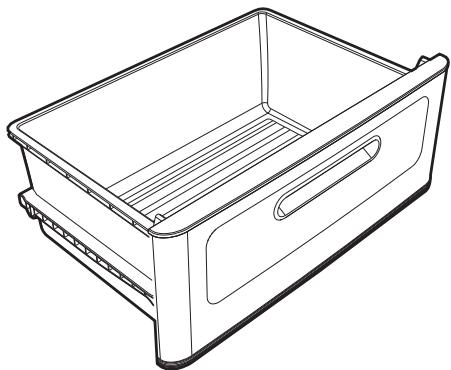 SMEG FAB28RYW5 - Tiroir pour fruits et légumes - 1