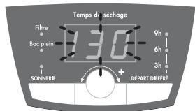 VEDETTE VSF8523BLANC - - Programmes de séchage manuel - 1