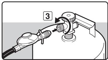 WEBER GENESIS E-330 GBS NOIR - Avertissement: vérifie que le robinet ou le détendeur de la bouteille de gaz est fermé. - 2
