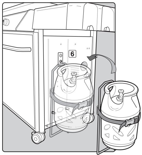 WEBER GENESIS E-330 GBS NOIR - Positionnement au sol - 4