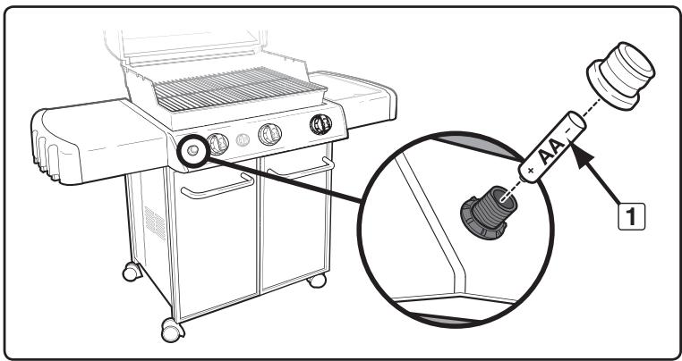 WEBER GENESIS E-330 GBS NOIR - INSPECTION DE L'ALLUMEUR ELECTRONIQUE - 1