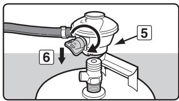 WEBER GENESIS E-330 GBS NOIR - Avertissement: vérifie que le robinet ou le détendeur de la bouteille de gaz est fermé. - 4