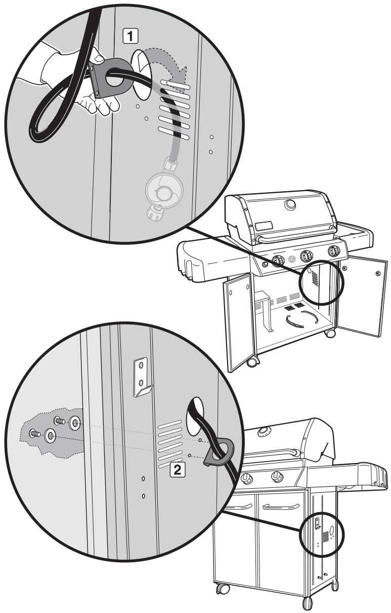 WEBER GENESIS E-330 GBS NOIR - Installation en dehors du meuble - 1