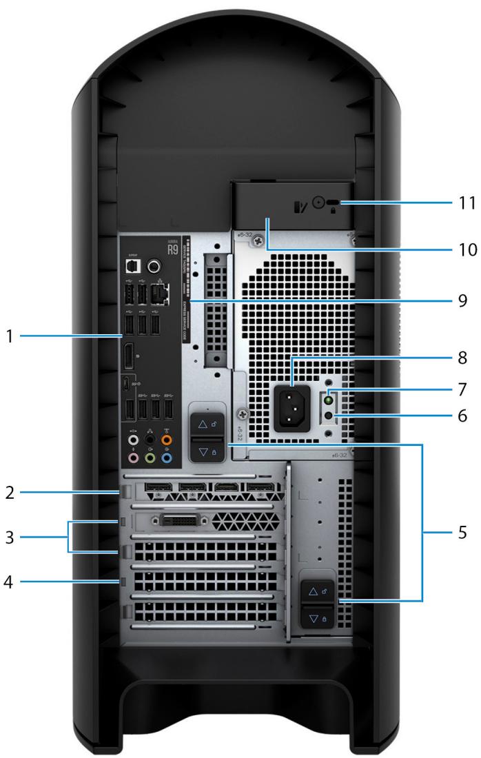DELL Aurora R9 - Port microPHONE - 1