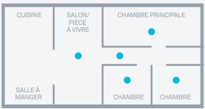 NEST Protect - À quels emplacements installer le détecteur de fumée et de monoxyde de carbone nest protect? - 1