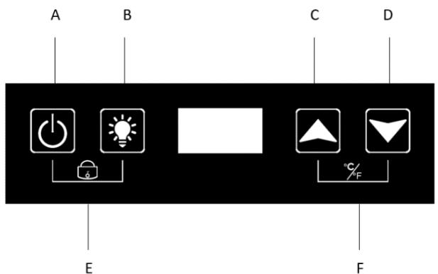 DARTY SOMMELIERECAVEAVININTEGRABLELSBIS6BDZB - G: SCAMBIO DISPLAY FAHRENHEIT/CELSIUS - 1
