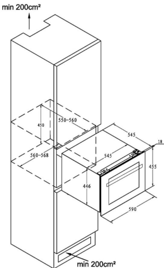 DARTY SOMMELIERECAVEAVININTEGRABLELSBIS6BDZB - Demonstration zum Einbau in den Schrank: - 1
