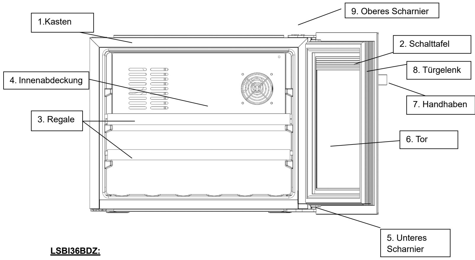 DARTY SOMMELIERECAVEAVININTEGRABLELSBIS6BDZB - GERÄTEBESCHREIBUNG - 1