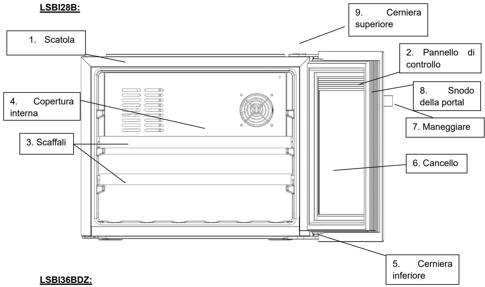 DARTY SOMMELIERECAVEAVININTEGRABLELSBIS6BDZB - DESCrizIONE DELL'APPARECCHIO - 1