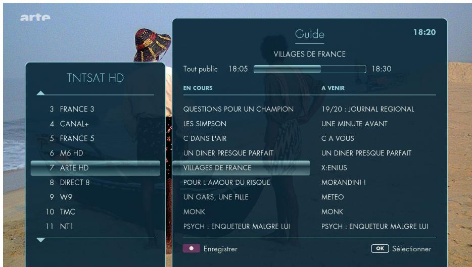 NELI NOMADE TNT SAT N3N - GUIDE électronique des programmes - 1