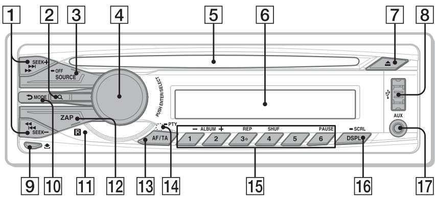 SONY CDXGT550UI - Appareil principal - 1