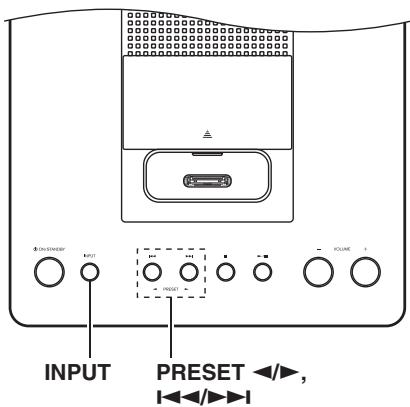 ONKYO CS-245BT - Choix d'une préselection - 1
