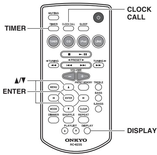 ONKYO CS-245BT - Réglage de l'horloge - 1