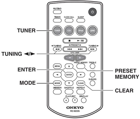 ONKYO CS-245BT - Réception d'un faible émetteur FM stéréo - 1