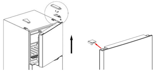THOMSON THD315NFWH - INVERSION DES PORTES - 1
