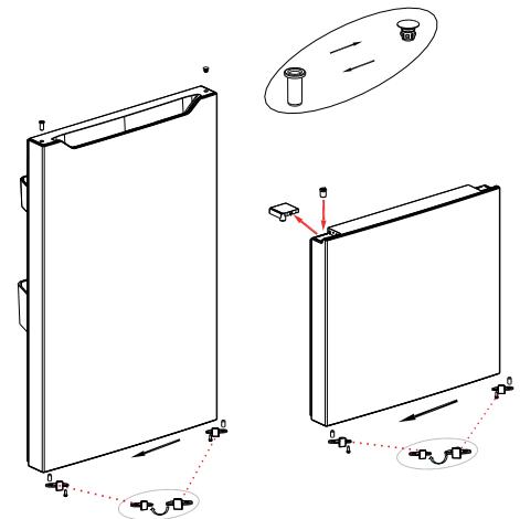 THOMSON THD315NFWH - DOOR CONVERSION - 4