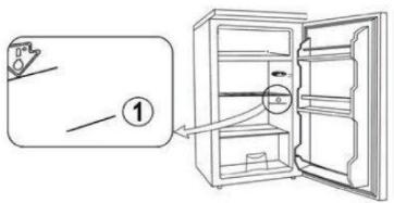 THOMSON THD315NFWH - INSTALLING THE TEMPERATURE INDICATOR - 1