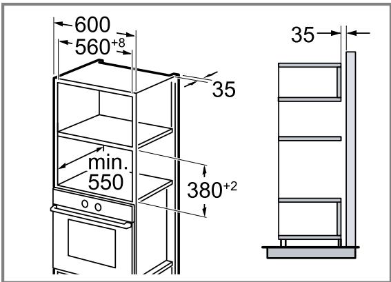 BOSCH BF7221.1 - Installation dans un meuble haut - 1