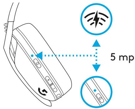 LOGITECH G435 - VÁLTÁS A LIGHTSPEED ÉS A BLUETOOTH KÖZÖTT - 2