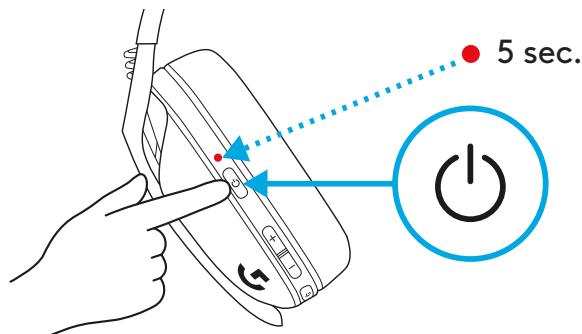 LOGITECH G435 - Vérification de la batterie - 2