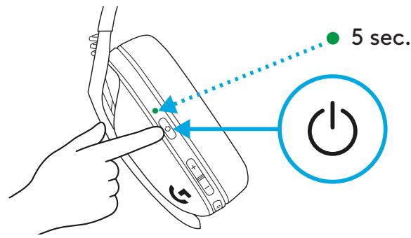 LOGITECH G435 - VERIFICA CARICA BATTERIA - 1