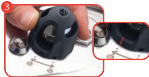 MOULINEX YY4886FB - Démontage du cache VALVE : - 1