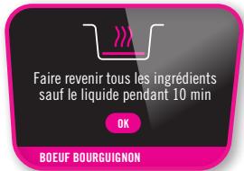 MOULINEX YY4886FB - MENU recettes : (suite) - 2