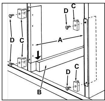 ARISTON FT 95C - Fixation du four au meuble - 1