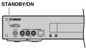 YAMAHA DVX-S80 - Mise sous tension - 1