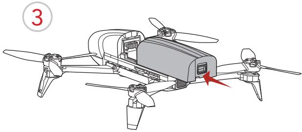 PARROT BEBOP 2 FPV ROUGE - INSTALLER LES HÉLICES - 2