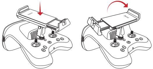 PARROT BEBOP 2 FPV ROUGE - UTILISER LE PARROT SKYCONTROLLER 2 AVEC UN SMARTPHONE - 2