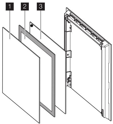 ELECTROLUX EOC69900X - Réinstallation de la porte et des vitres - 1