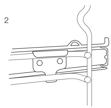 ELECTROLUX EOC69900X - Installation des rails télescopiques - 2
