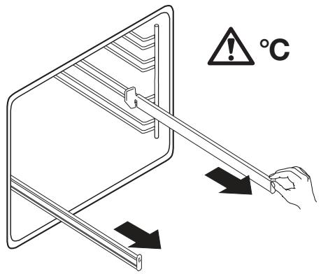 ELECTROLUX EOC69900X - Utilisation de rails télescopiques - 1