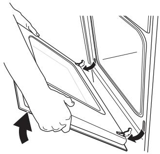 ELECTROLUX EOC69900X - Retrait de la porte du four et des panneaux internes vitrés - 5