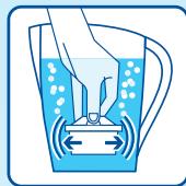 BRITA ELEMARIS BLEU NEW - Préparation de la cartouche MAXTRA - 1