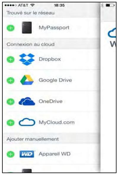 WESTERN DIGITAL MY PASSEPORT WIRELESS 2TO - Utiliser l'application WD my cloud sur un appareil mobile - 5