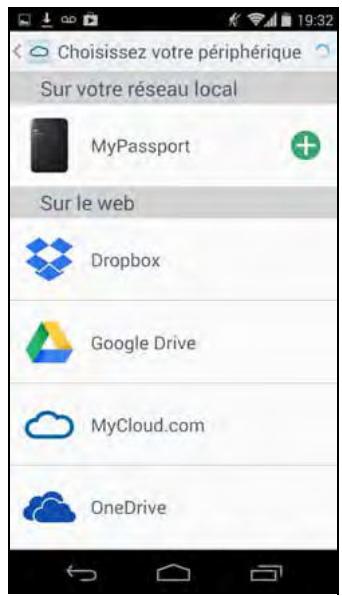 WESTERN DIGITAL MY PASSEPORT WIRELESS 2TO - Utiliser l'application WD my cloud sur un appareil mobile - 6