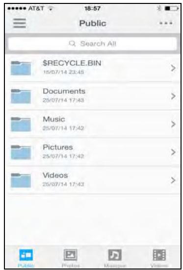 WESTERN DIGITAL MY PASSEPORT WIRELESS 2TO - Utiliser l'application WD my cloud sur un appareil mobile - 14