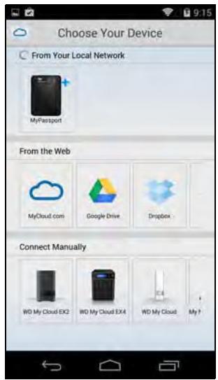 WESTERN DIGITAL MY PASSEPORT WIRELESS 2TO - Effectuer une connexion directe à un appareil mobile via WD my cloud - 4