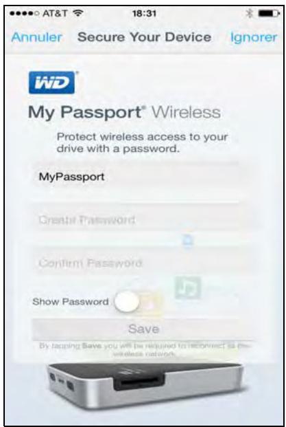 WESTERN DIGITAL MY PASSEPORT WIRELESS 2TO - Utiliser l'application WD my cloud sur un appareil mobile - 7